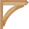 Ekena Millwork Thorton Rough Sawn Arts and Crafts Outlooker, Western Red Cedar, 6"W x 24"D x 24"H OUT06X24X24THR03RWR - alternate 3